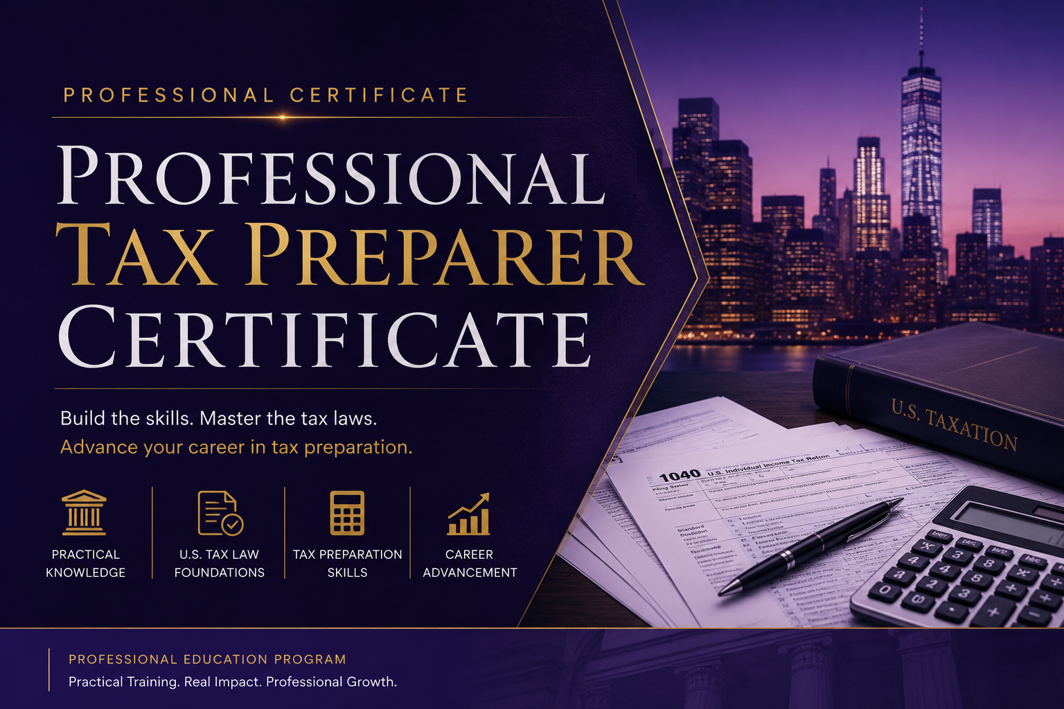 Professional Tax Preparer Certified